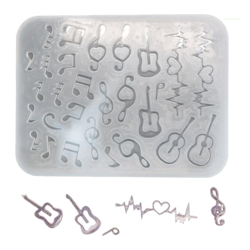 Khuôn Silicon Lắc Nước Có Cát Chảy Dùng Làm Trang Sức DIY