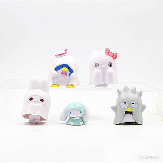 SANRIO Set 5 Móc Khóa Hello Kitty XO My Melody Cinnamoroll TuxedoSam Đáng Yêu