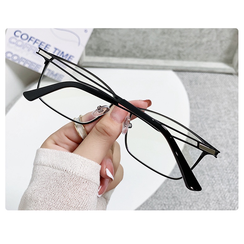 Kính Mát Gọng Kim Loại Chống Bức Xạ Thời Trang Cho Nam