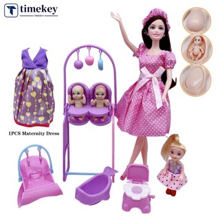 Timekey búp bê mang bầu 11.5 "/ 30cm d1l4