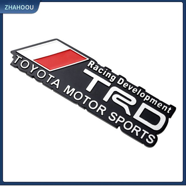 ☃Phụ Kiện Trang Trí Nhà Cửa Kiểu Dáng Dễ Thương Xinh Xắn☃ Miếng DáN Logo TRD 3D BằNg Kim LoạI Cho Xe Toyota Corolla
