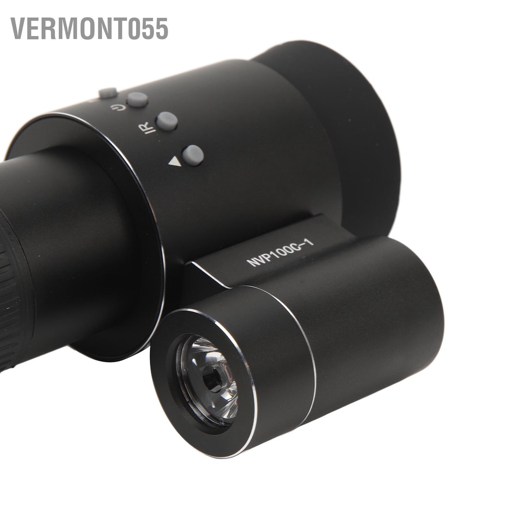 Vermont055 Thiết bị nhìn đêm một mắt Phạm vi hồng ngoại Kính thiên văn chéo di động HD ngoài trời 100‑240V NVP100C1