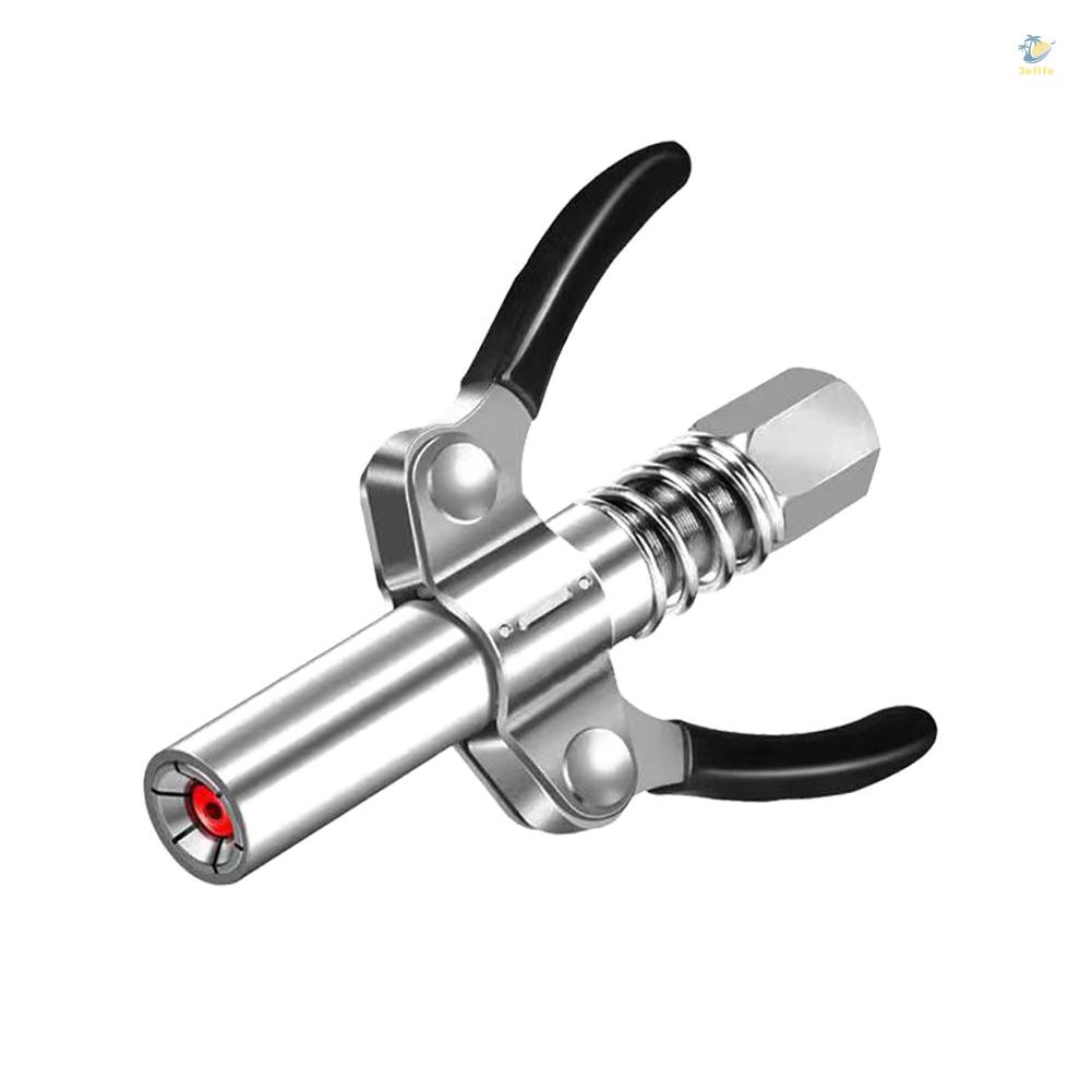 Vòi Phun Mỡ Khí Nén Điện Tử Công Suất Cao Hai Đầu Khóa Tay Cầm Cho M6 M-8 M-10 M12