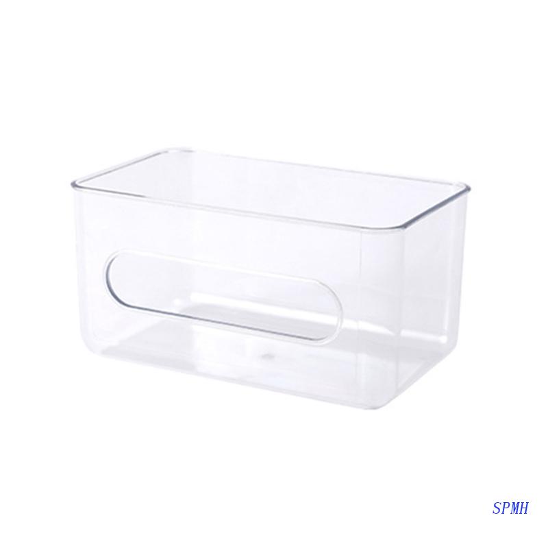 Giá Đỡ Khăn Giấy Bằng Acrylic Siêu Dính Gắn Tường Tiện Dụng