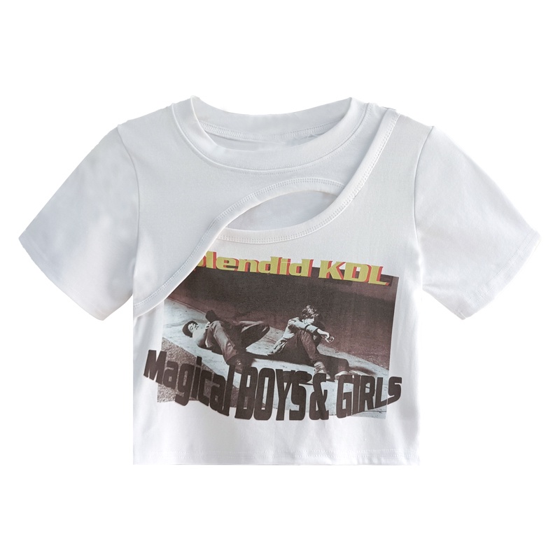 NZN Áo Thun Ngắn Tay Dáng Rộng Thời Trang Mùa Hè Mới Cho Nữ