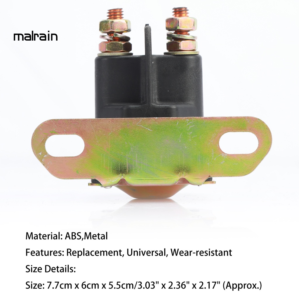 Rơ Le Khởi Động Điện Từ Màu Đen Thay Thế Cho Xe Golf Cart 12V 812-1211 - 211 9326519 932651Đèn Led WR Chuyên Nghiệp Chất Lượng Cao