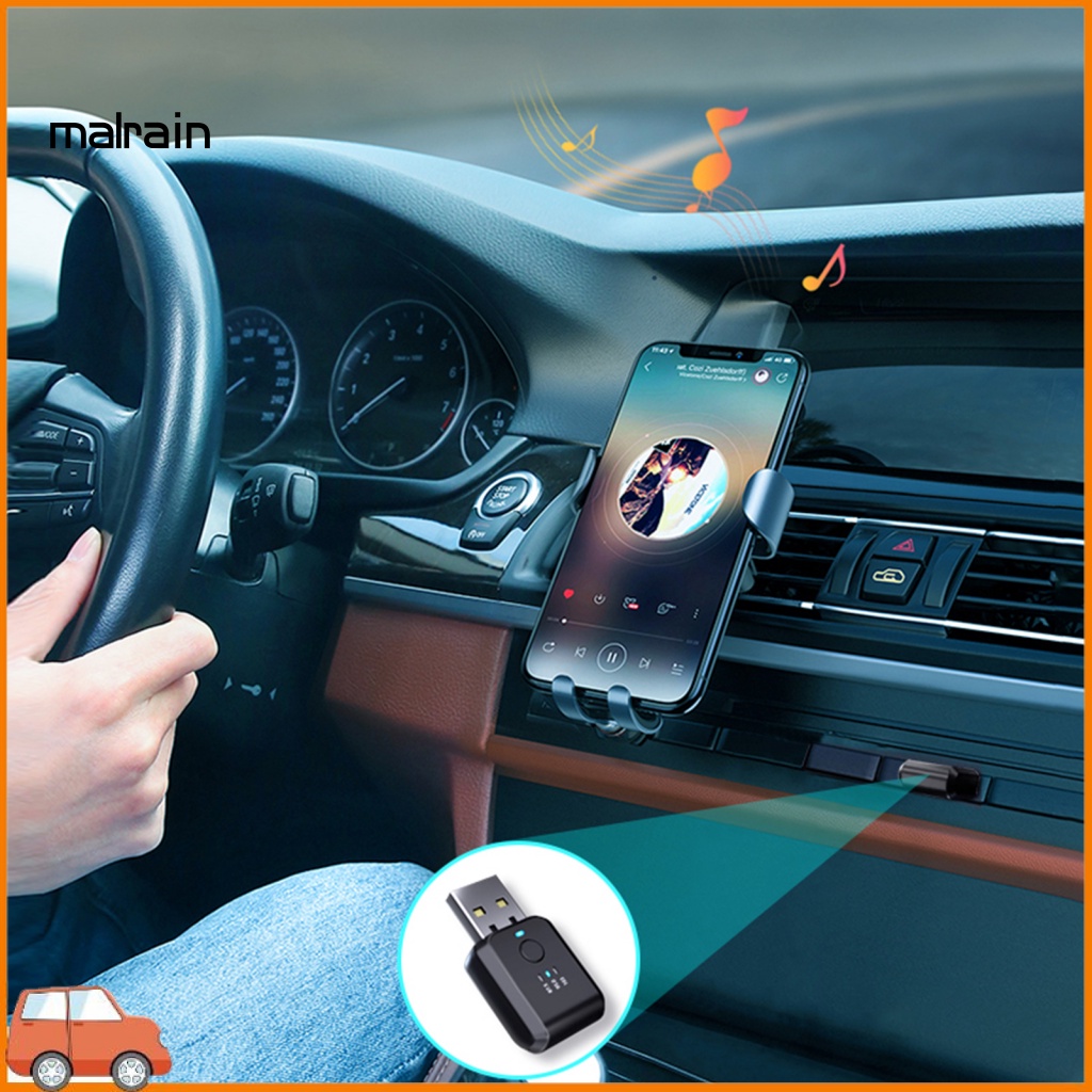 Bộ Truyền Tín Hiệu FM Bluetooth 5V Cho Xe Hơi