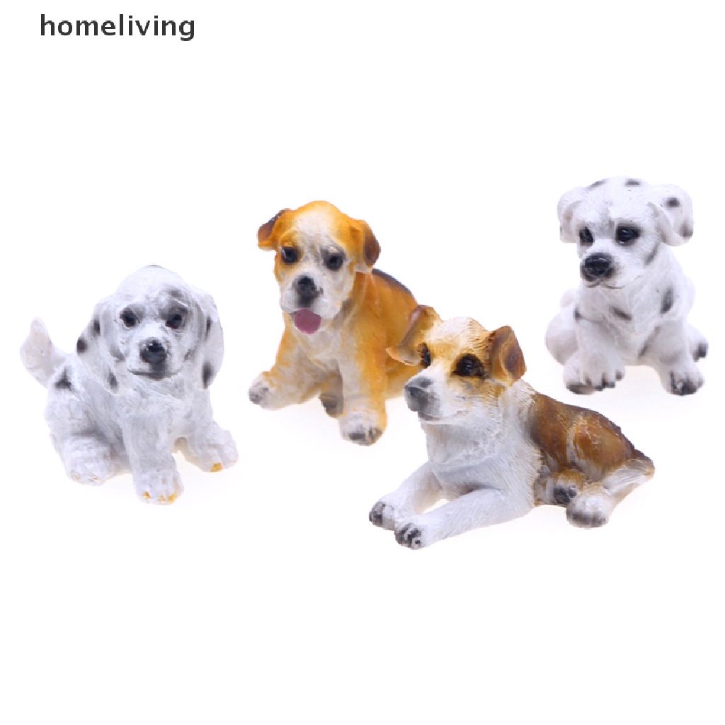 Mô Hình Cún Cưng Mini Bằng Nhựa resin Trang Trí Tiểu Cảnh / Nhà Búp Bê