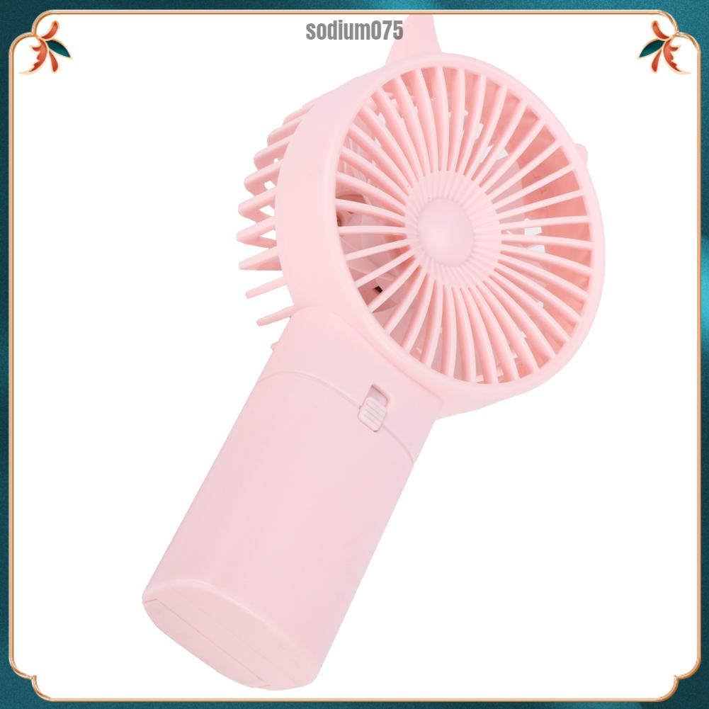 Quạt Điện Mini Cầm Tay Màu Hồng Dễ Thương Không Gây Tiếng Ồn Cho Nhà Ở