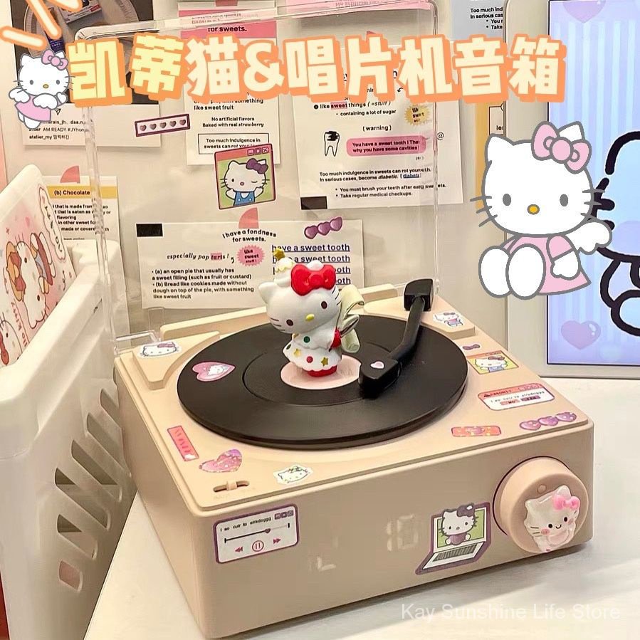 Loa Bluetooth Hình Hello Kitty Phong Cách Retro