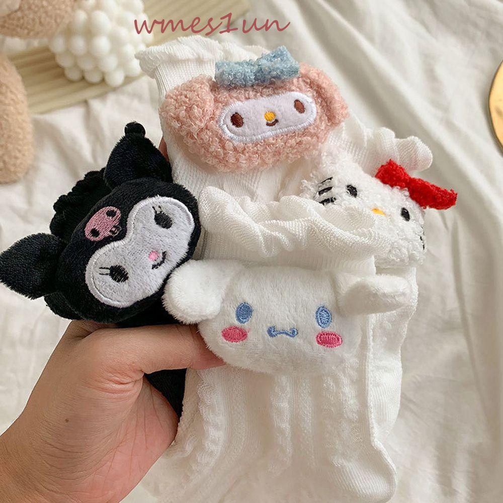 Vớ Cotton Họa Tiết Thỏ Cinnamoroll / Melody Dễ Thương Thời Trang Mùa Đông Cho Nữ WMES15H