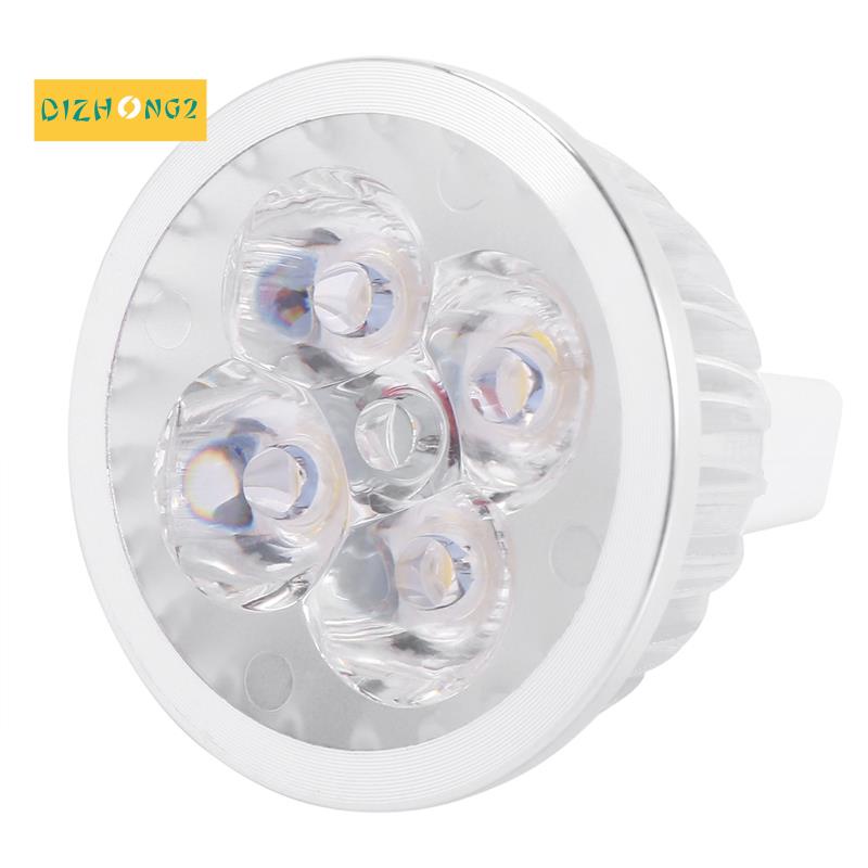 Bóng Đèn LED Ánh Sáng Trắng Ấm 4 * 1W GU5.3 MR16 12V
