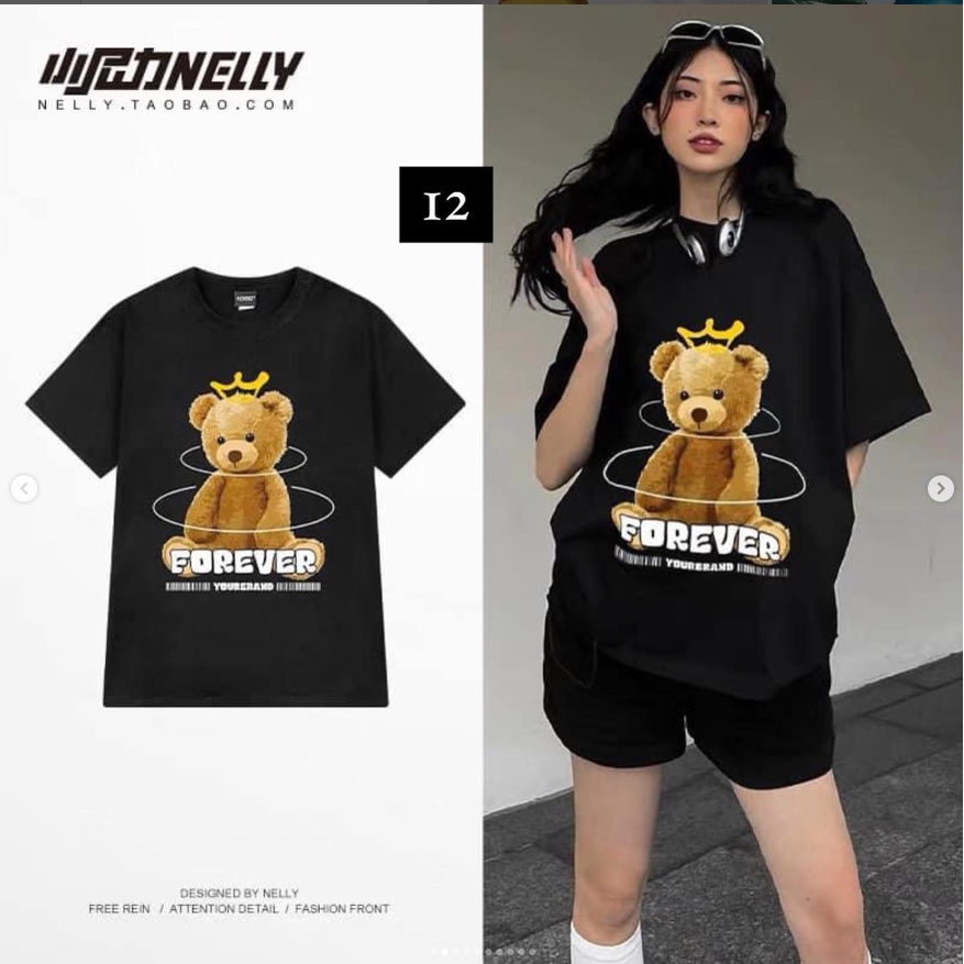 Áo phông Nel.ly  Topic 3 + 6% shopee