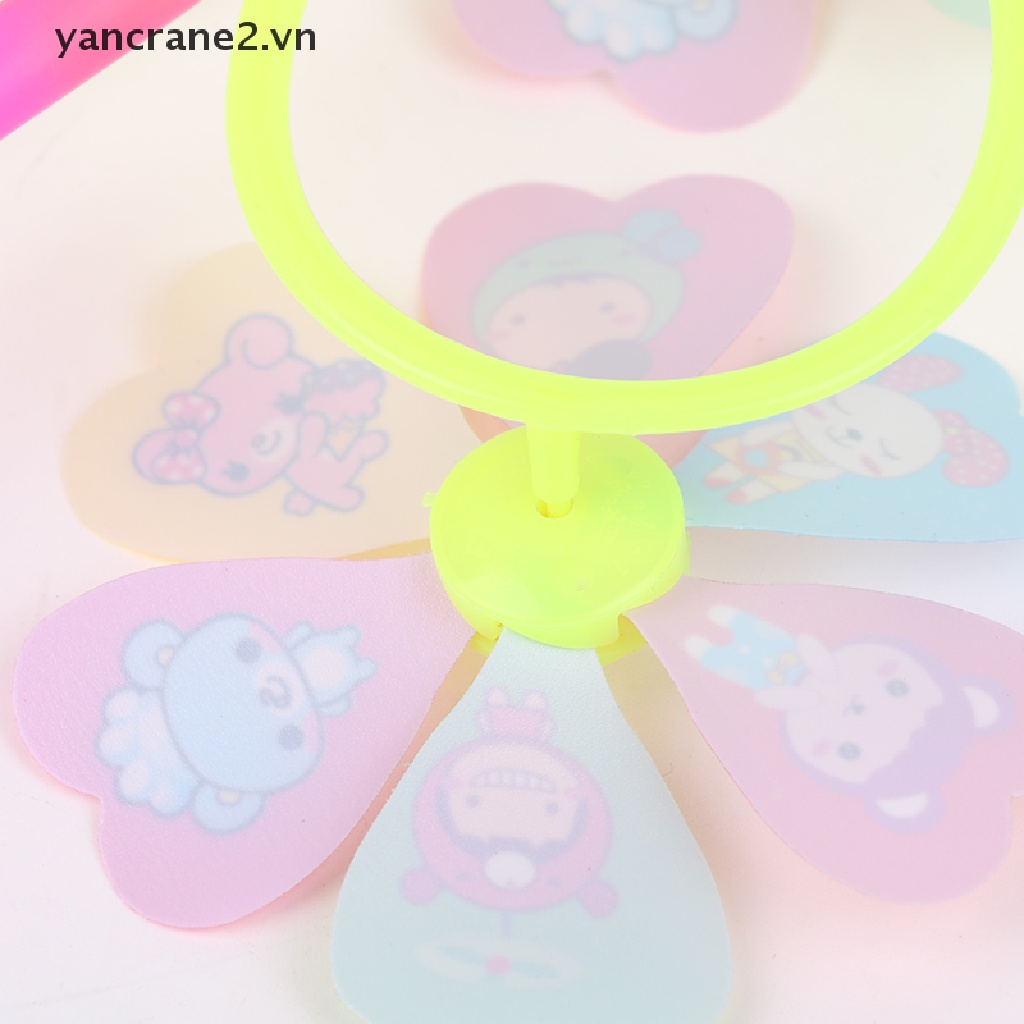{YAN2} 6 Chong Chóng Hoa Tròn Xoay Gió Đồ Chơi Trang Trí Sân Vườn Nhà Cửa {yancrane2.vn}