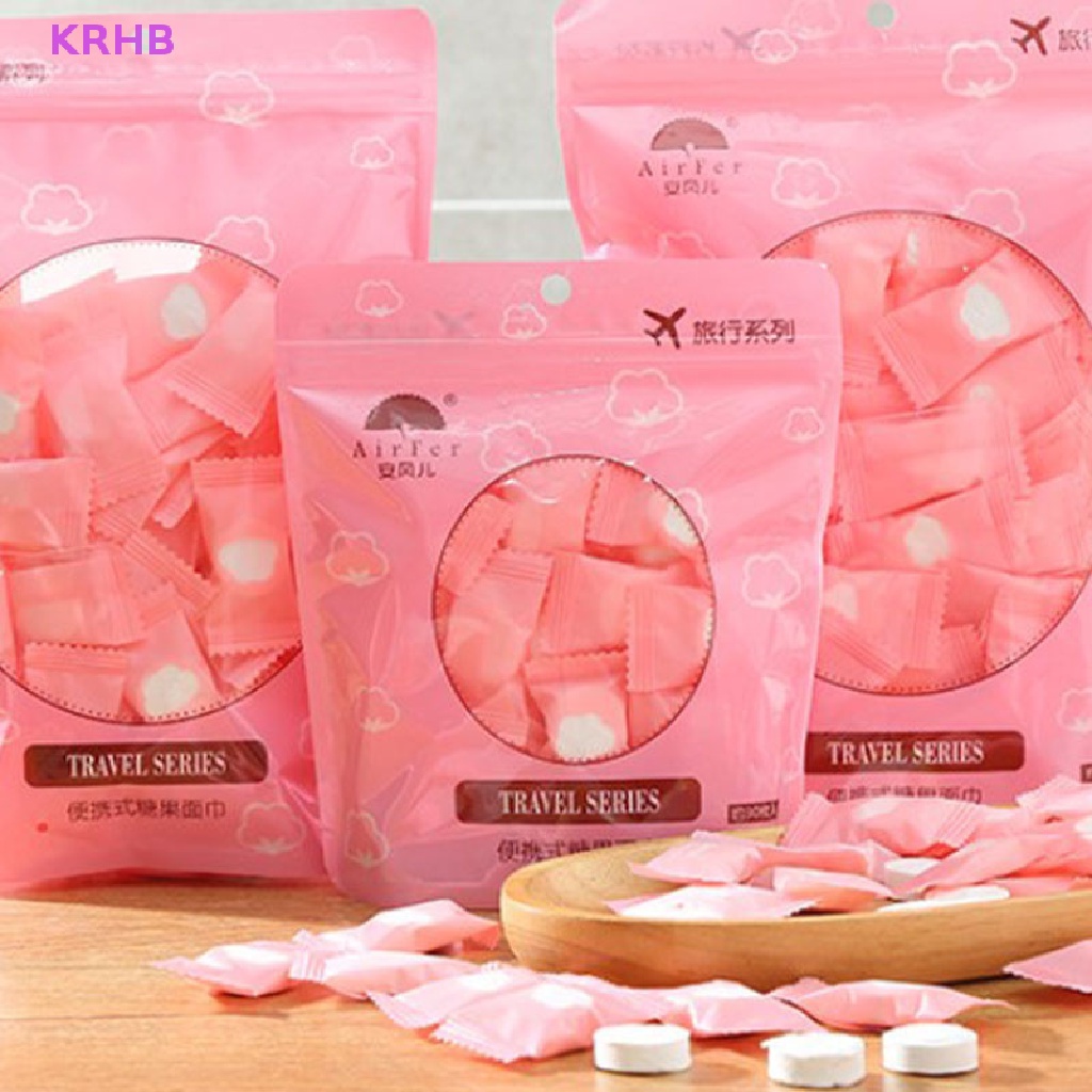 Hộp 30 / 50 Khăn Mặt Dạng Nén Mới