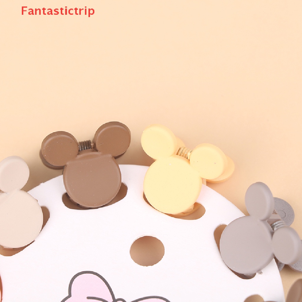 Set 10 Kẹp Tóc Càng Cua Nhỏ Hình Ngôi Sao / Bướm Màu Kẹo Ngọt Cho Bé Gái