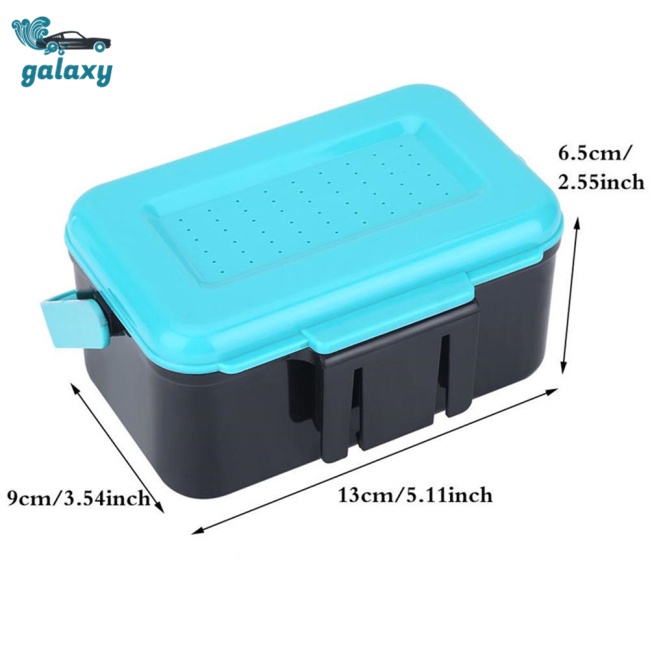 Galaxy Hộp Đựng Mồi Câu Cá 2 Ngăn Tiện Dụng