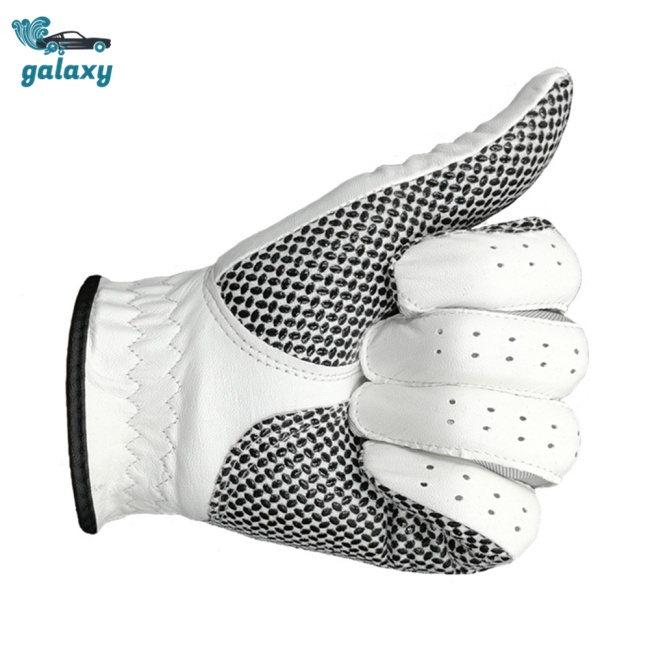 Galaxy Găng Tay Da Cừu Chơi Golf Chống Trượt Thoáng Khí Cho Nam