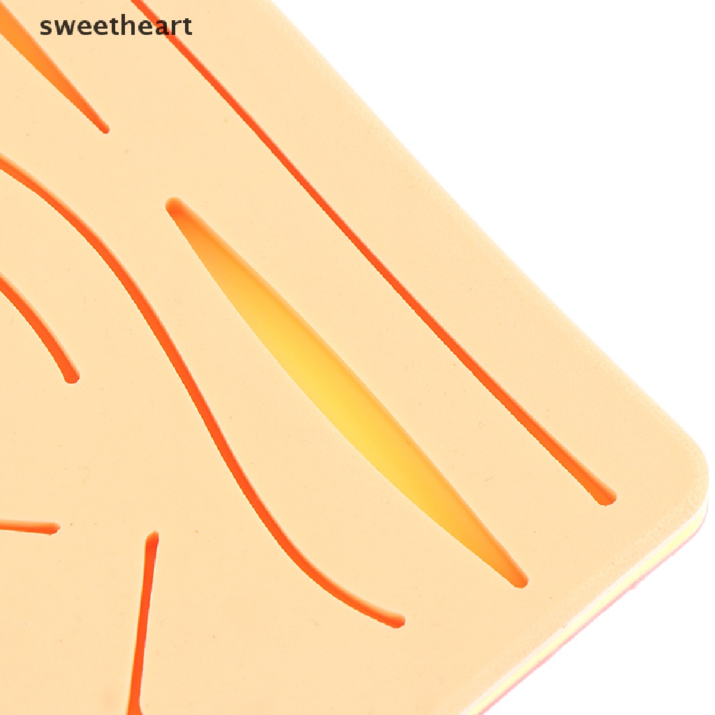 Da y tế khâu thực hành Silicone Pad vết thương mô phỏng phẫu thuật Đào Tạo New
