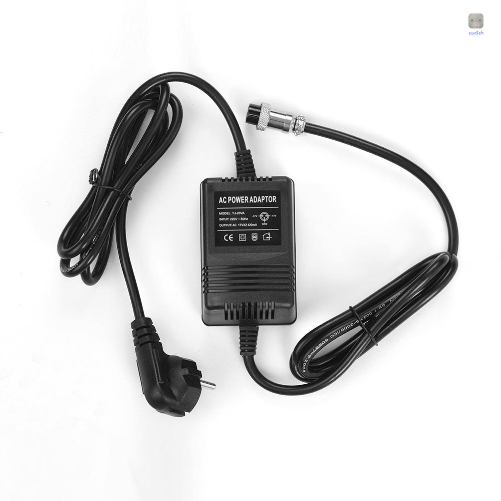 Bộ Nguồn AC 3 Chấu 17V 420mA Cho Yamaha MG16 / MG166CX / MG166C / F4 / F7 / 6FX