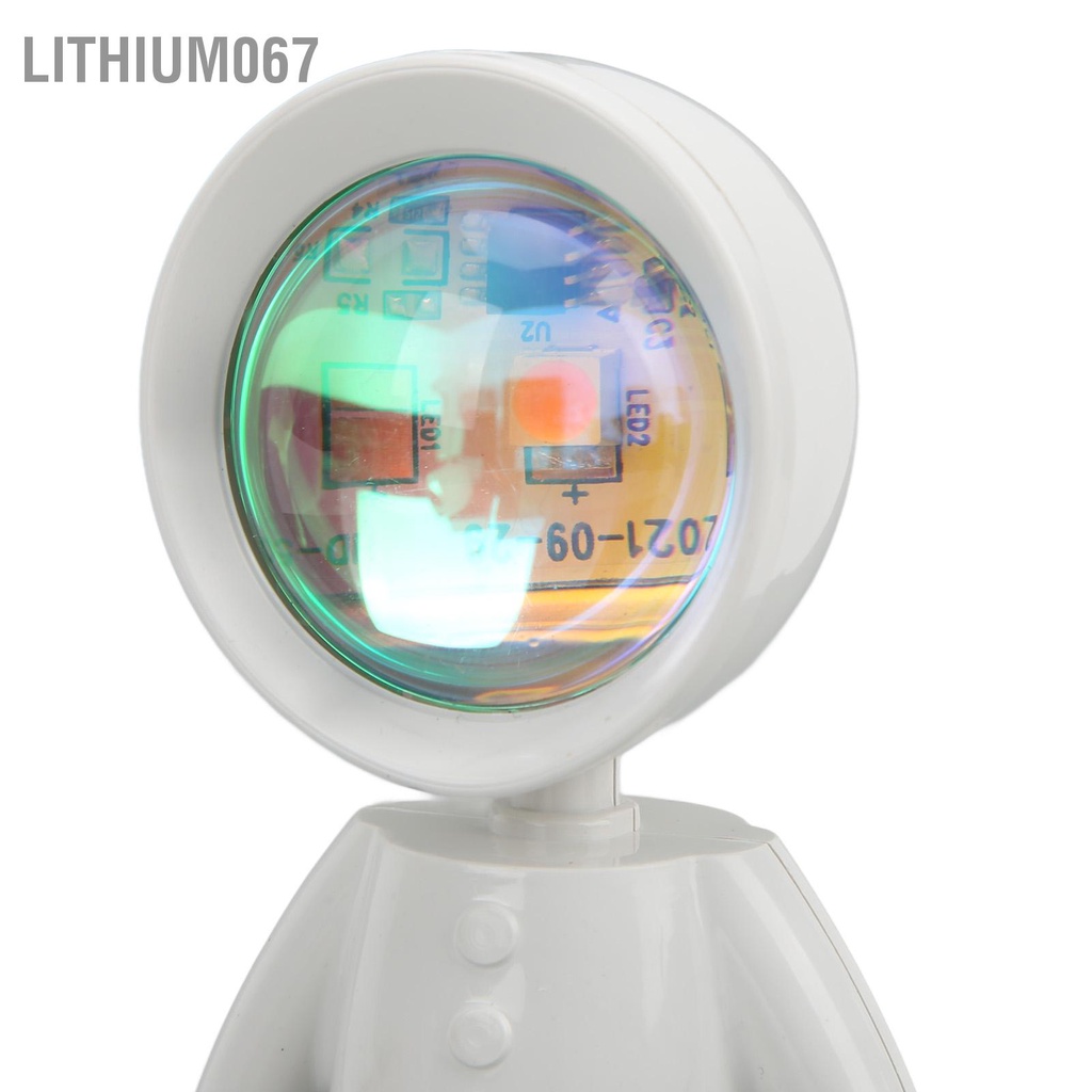 Lithium067 Máy chiếu đèn hoàng hôn Spaceman Hình Công tắc cảm ứng xoay 360 độ Khả năng dụng rộng rãi