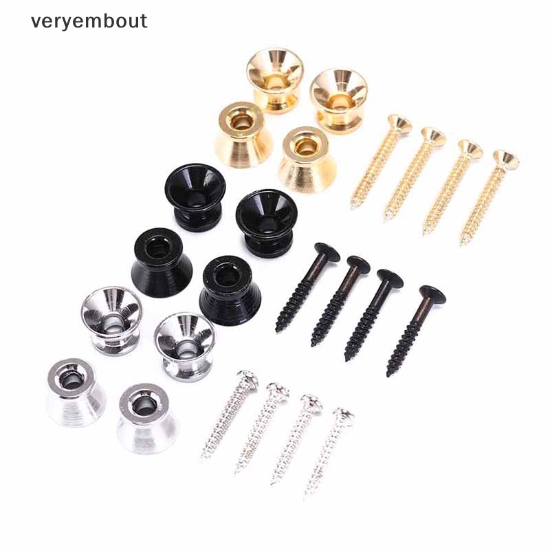 Bộ 4 Ốc Vít Khóa Dây Đeo Đàn guitar bass Tiện Dụng