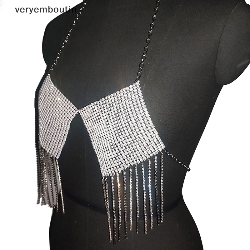 Áo Hai Dây Dáng Ôm Đính Đá Phối Dây Xích Kim Loại Hở Lưng Quyến Rũ Thời Trang Cho Nữ