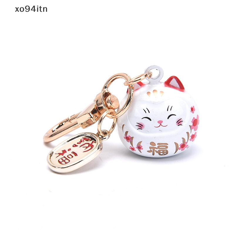 Móc Khóa Hình Mèo May Mắn Nhật Bản Dễ Thương