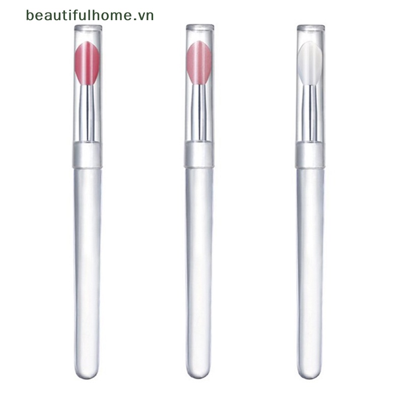 Bộ 3 Cọ Silicone Đắp Mặt Nạ Môi Chống Bụi Tiện Dụng