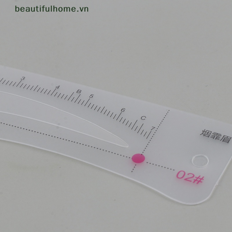 Bộ 12 Dụng Cụ Tạo Hình Trang Điểm Lông Mày Một Bước