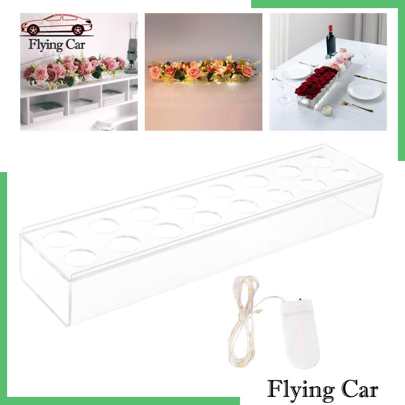 Chậu Hoa Bằng Acrylic Dùng Trang Trí Bàn Tiệc Cưới / Lễ Kỷ Niệm Lzdjfmy2