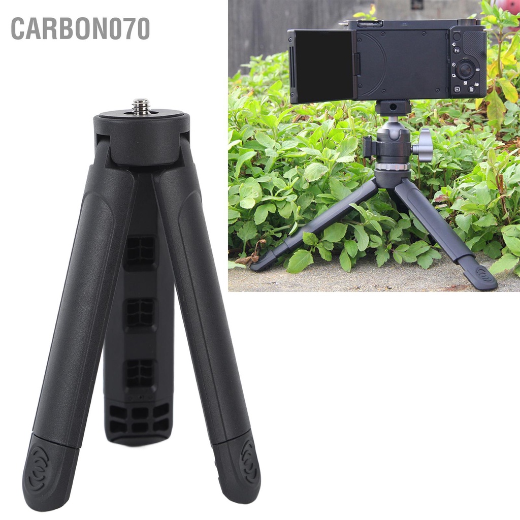 Carbon070 Chân máy tính bảng nhỏ Tripod Điện thoại để quay video Vlogging và chụp ảnh du lịch Màu đen