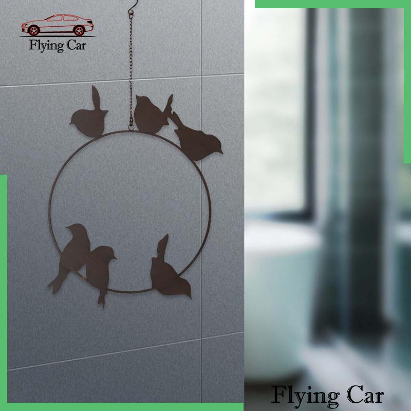 Miếng Dán Tường Trang Trí Hình Chim Bằng Kim Loại Lzdjfmy2