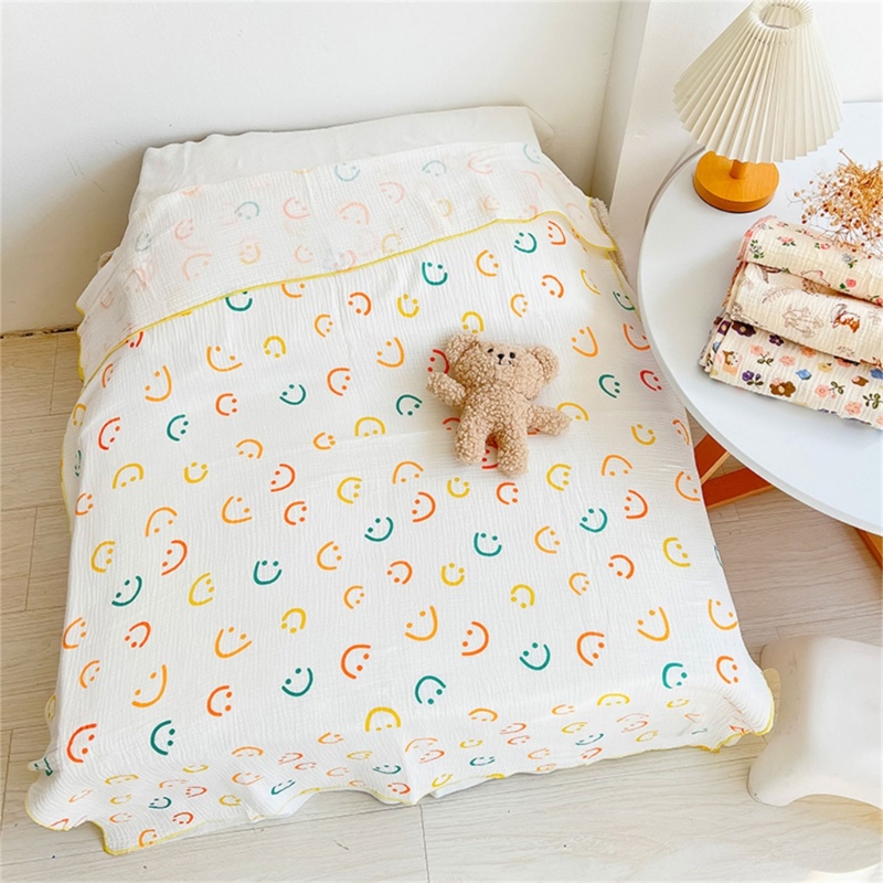 Vỏ Chăn Quấn Em Bé Bằng Vải Cotton Thấm Hút Tốt Thoáng Khí