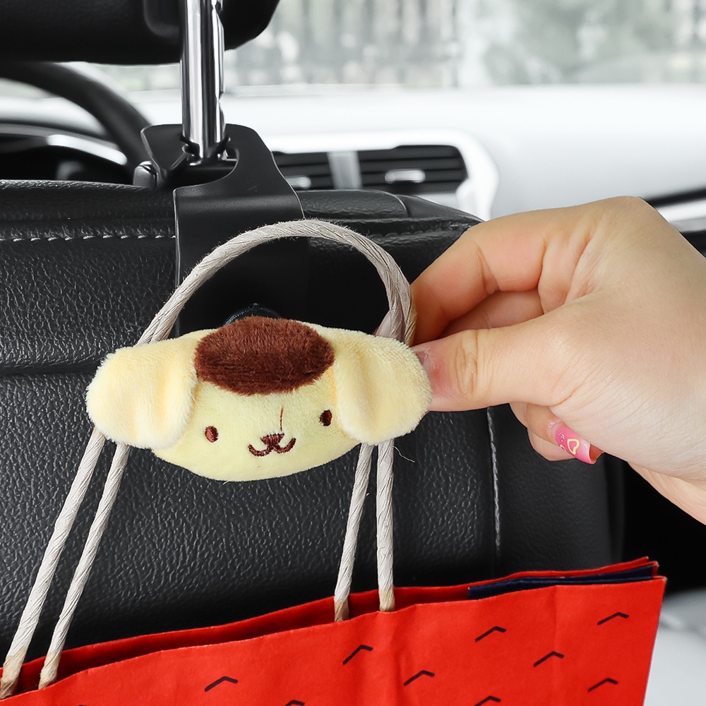 Móc Treo Đồ Gắn Ghế Ngồi Xe Hơi Hình Búp Bê Sanrio Kawaii Dễ Thương