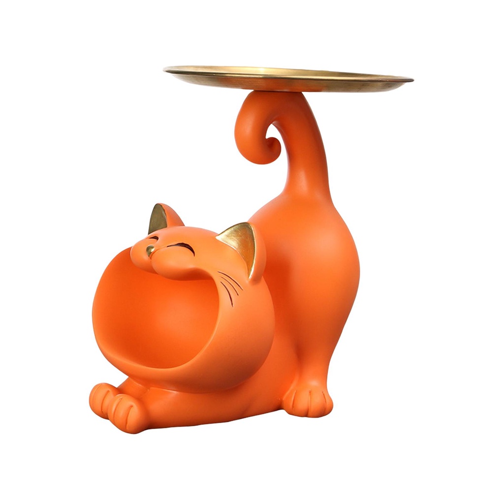 Khay đựng kẹo LOVIVER hình mèo trang trí phòng khách