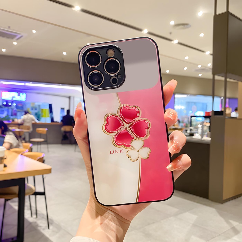 Ốp Điện Thoại Silicon Dẻo Chống Sốc In Họa Tiết Hoa Cho iPhone 11 12 13 14 PRO MAX XR XS 7 8 Plus