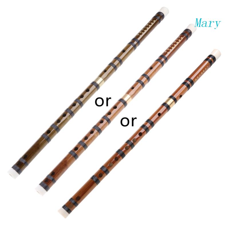 Bộ Ống Sáo Tre Kèm Túi Nhung Thắt Nút Kiểu Trung Hoa Dành Cho Người Mới Bắt Đầu