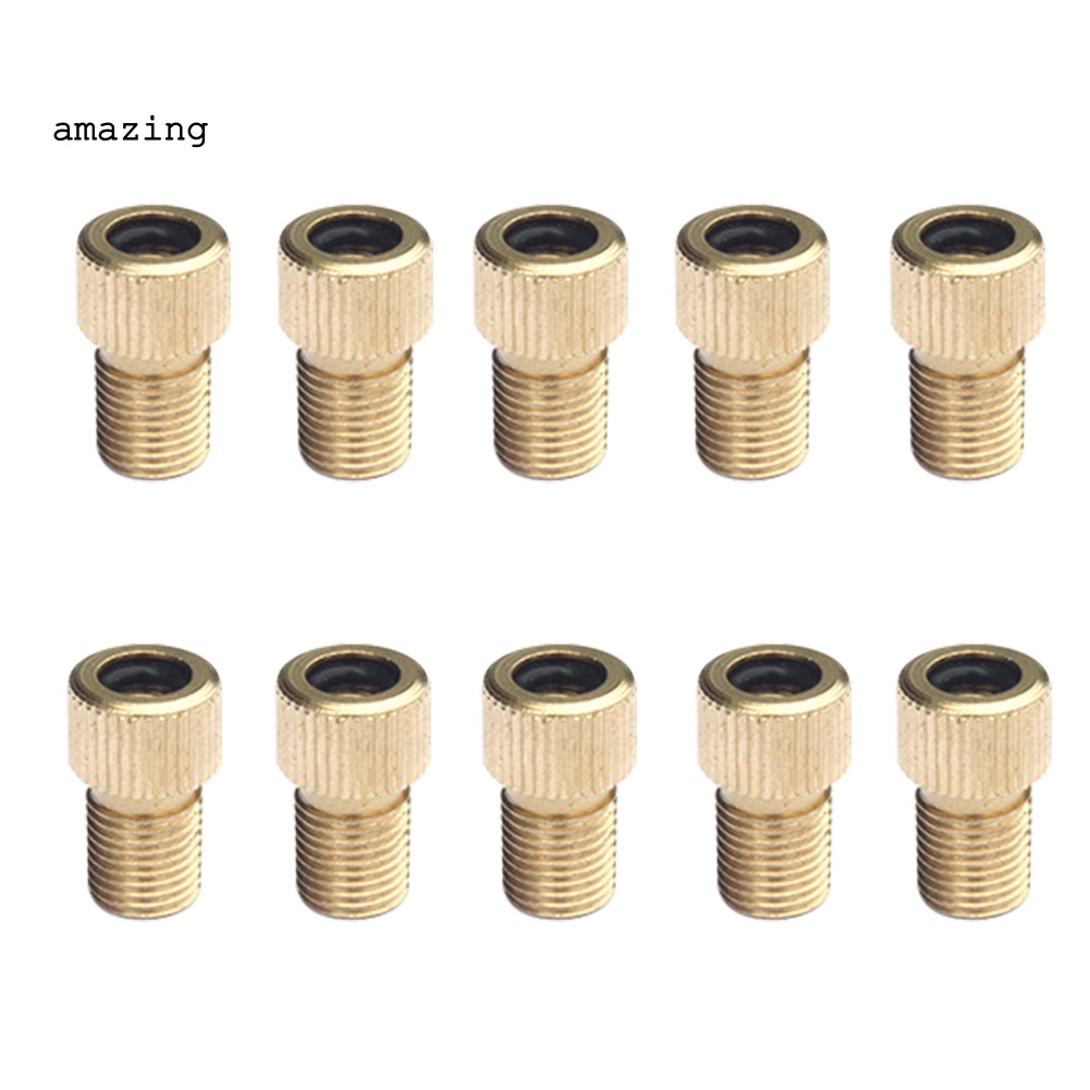 Bộ 10 Đầu Chuyển Đổi Van Presta Sang Schrader Cho Xe Đạp