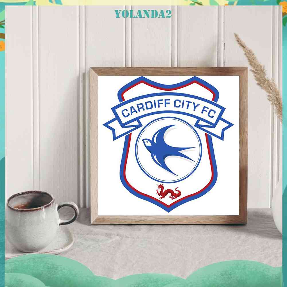 Tranh Đính Đá 5D Tự Làm Hình Câu Lạc Bộ Bóng Đá Thành Phố