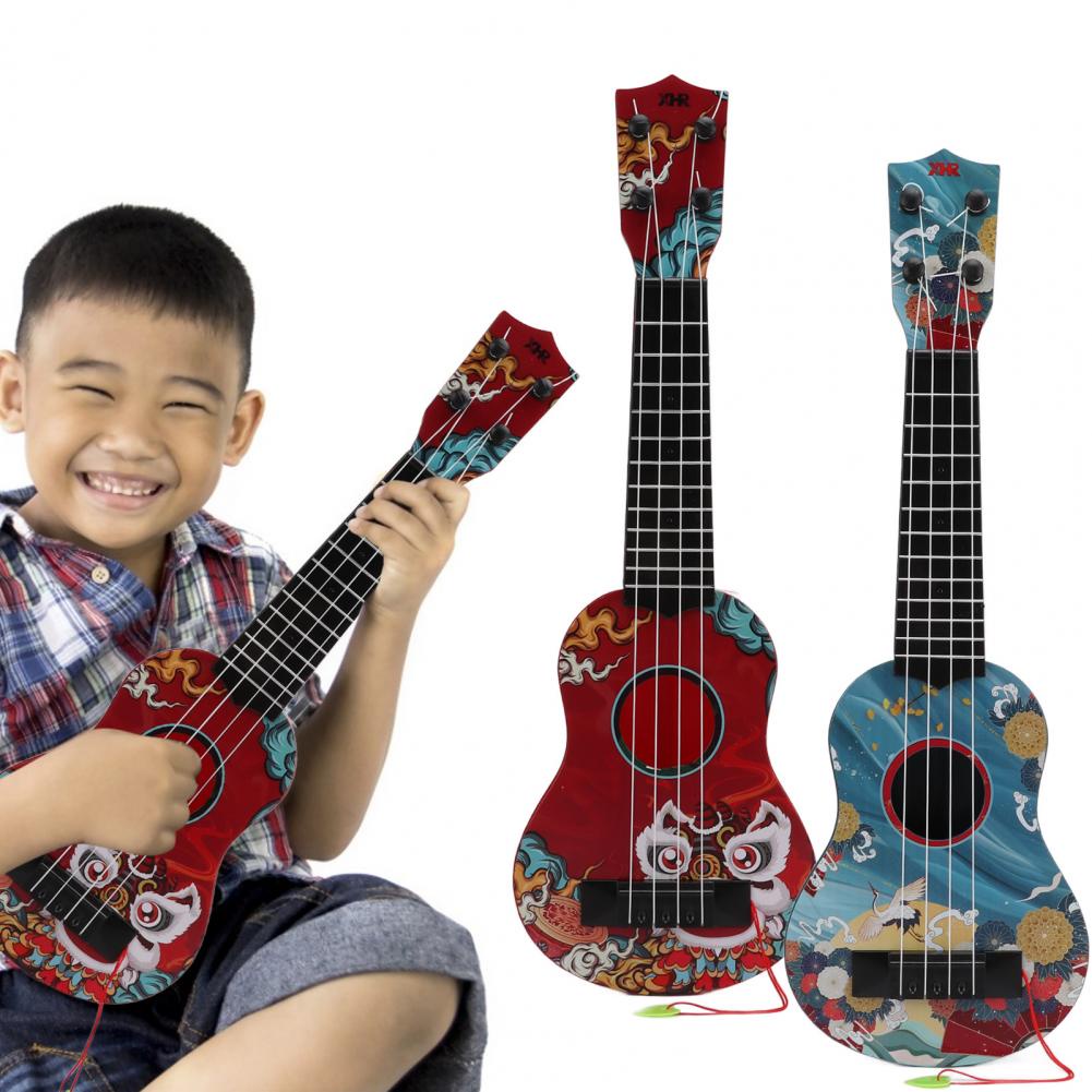 Đồ chơi đàn ukulele mini, Đàn ukulele nhỏ, Nhựa Mini Instrument Quà tặng mẫu giáo  AKOASM