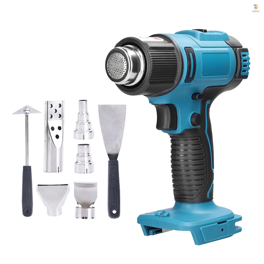 MAKITA Máy Sưởi Ấm Cầm Tay yala 5 Vòi Phun 2 Đầu yala 18 21V Có Thể Điều Chỉnh Nhiệt Độ