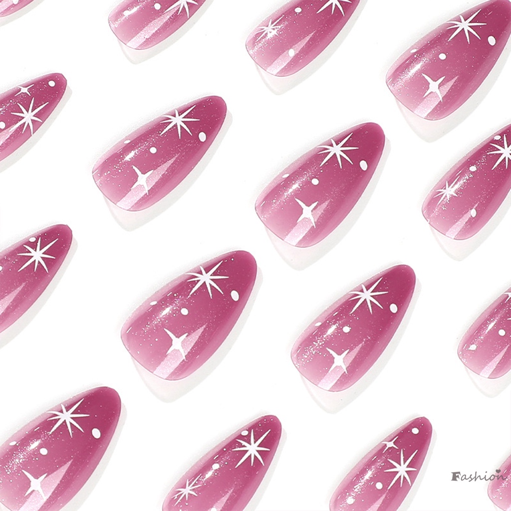 Móng Tay Giả Hình Giọt Nước Lấp Lánh