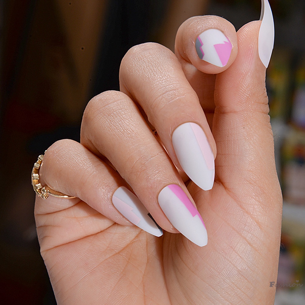 Móng Tay Giả Dạng Nhấn Chống Nước Chống Trầy Xước Nhiều Màu Sắc