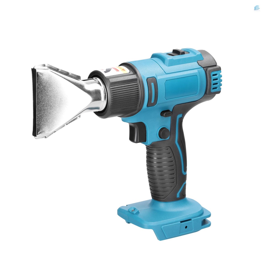 Máy Phát Nhiệt Kỹ Thuật Số Cầm Tay (S2Vn) Có Thể Sạc Lại 50-3000°C Công Cụ Điều Chỉnh Nhiệt Độ Điện Điều Chỉnh Được Với 4 Đầu Phun Tương Thích Với Makita Lit