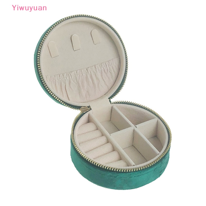 < Yiwuyuan > Hộp Đựng Trang Sức Vải Nhung Lông Xù Nhỏ Gọn Dành Cho Đi Du Lịch Mới