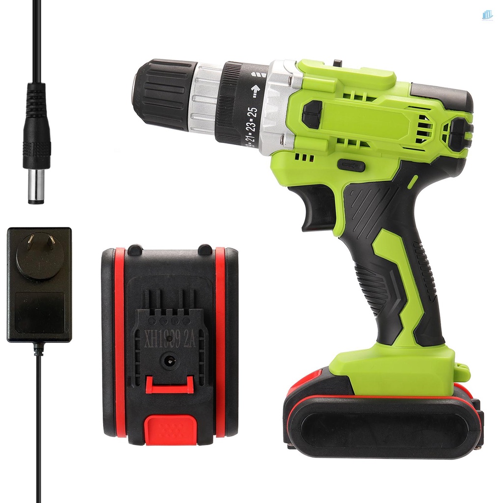 Máy Khoan Điện Cầm Tay Không Dây Công Suất Cao Đa Năng 21V Có Thể Sạc Lại Tiện Dụng DIY