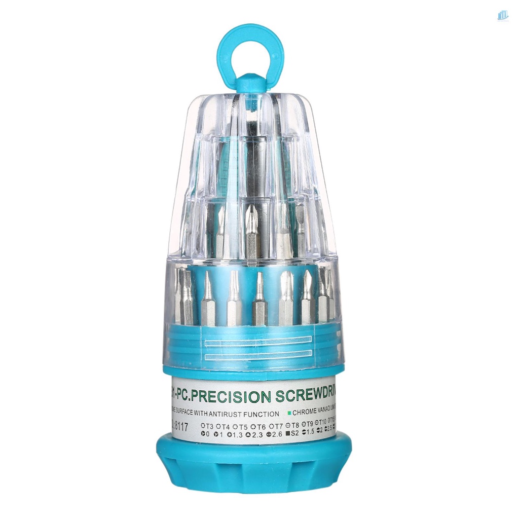 Bộ 31 Dụng Cụ Tua Vít Từ Tính Đa Năng Sửa Chữa Điện Thoại Ổ Cứng / Đồng Hồ Thông Minh / Đồng Hồ / PSP