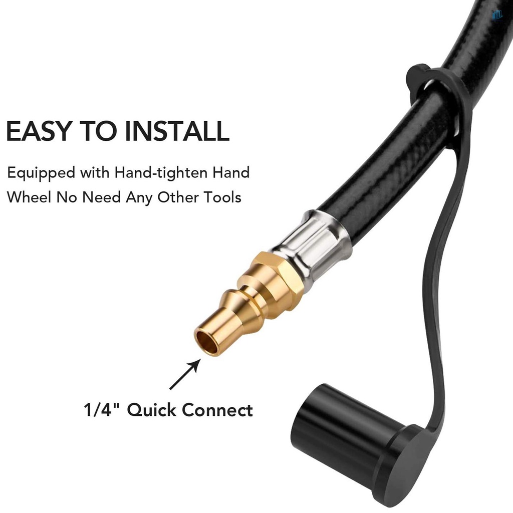 Ống Nối Nhanh 12ft Chuyên Dụng Cho Bình Ga-s Grill 1 / 4 '' 1lb