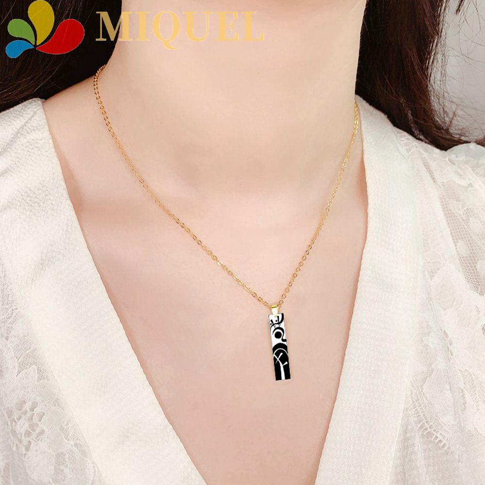 Vòng cổ mặt thiết kế phong cách hoạt hình thời trang vintage cho nam nữ